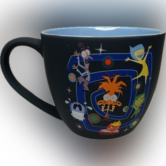Disneys Inside Out 2 Coffee Mug.. Anxiety “In a Mood” NWT - Picture 3 of 5